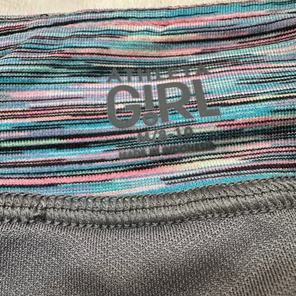 Athleta Girl Shorts sz M (8-10) Gray Pull on Shorts Record Breaker Shorts - Picture 3 of 6